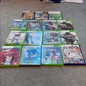 15 different Xbox 360 games